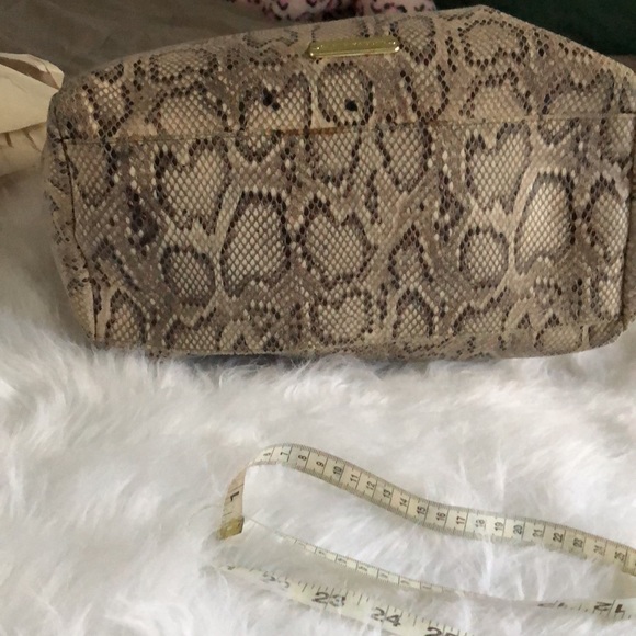 Preloved Steve Madden Snake Print Convertible Satchel Handbag Crossbody Strap. - Picture 11 of 11